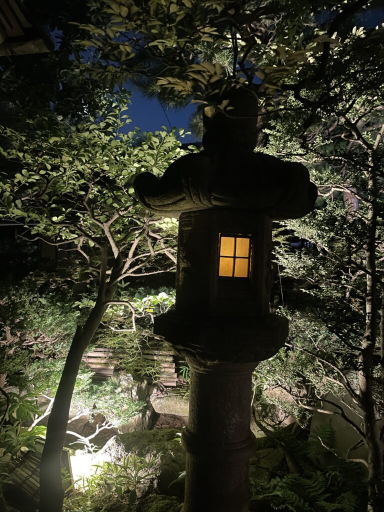 夕涼みの席
