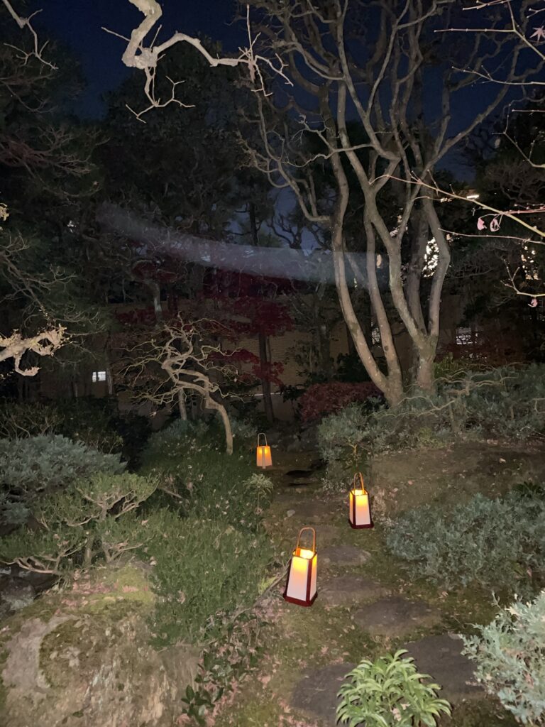 今日の獨楽庵 – 2024年12月22日　夜咄風小茶事